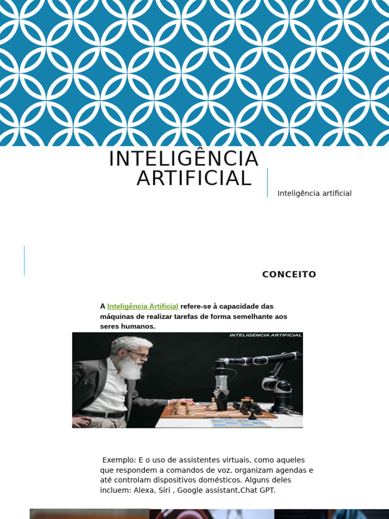 Entenda a Inteligência Artificial: Tipos e Vantagens | PDF ...