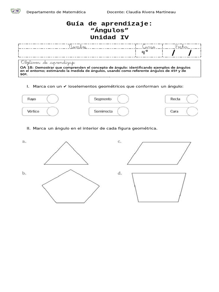 4 - Ángulos | PDF