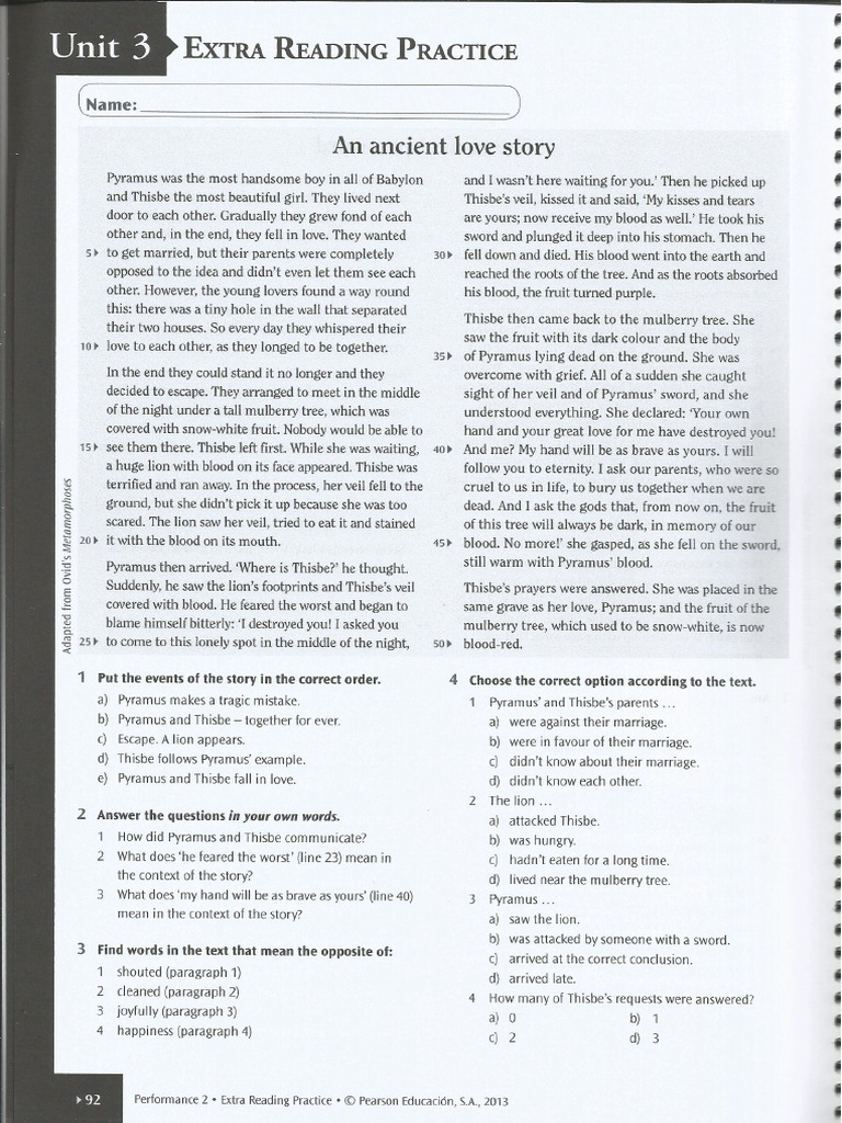 Reading Practice 3 | PDF
