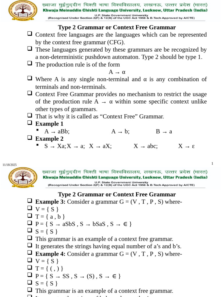 Understanding Context Free Grammar | PDF | Grammar | Formalism (Deductive)