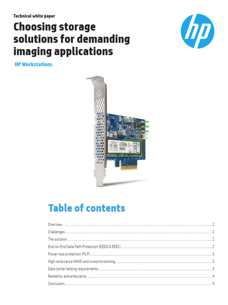 Storage Solutions for Imaging Applications | PDF | Flash Memory | Solid ...