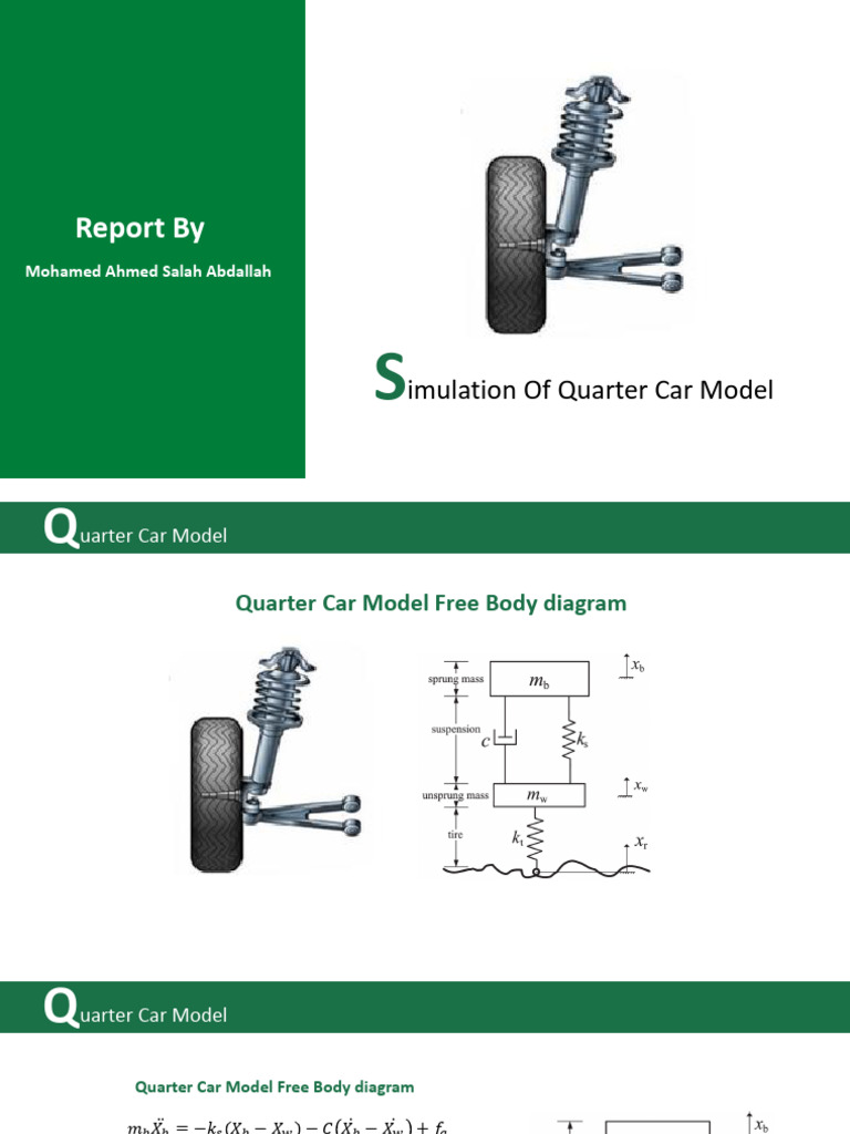 Quarter Car Model | PDF