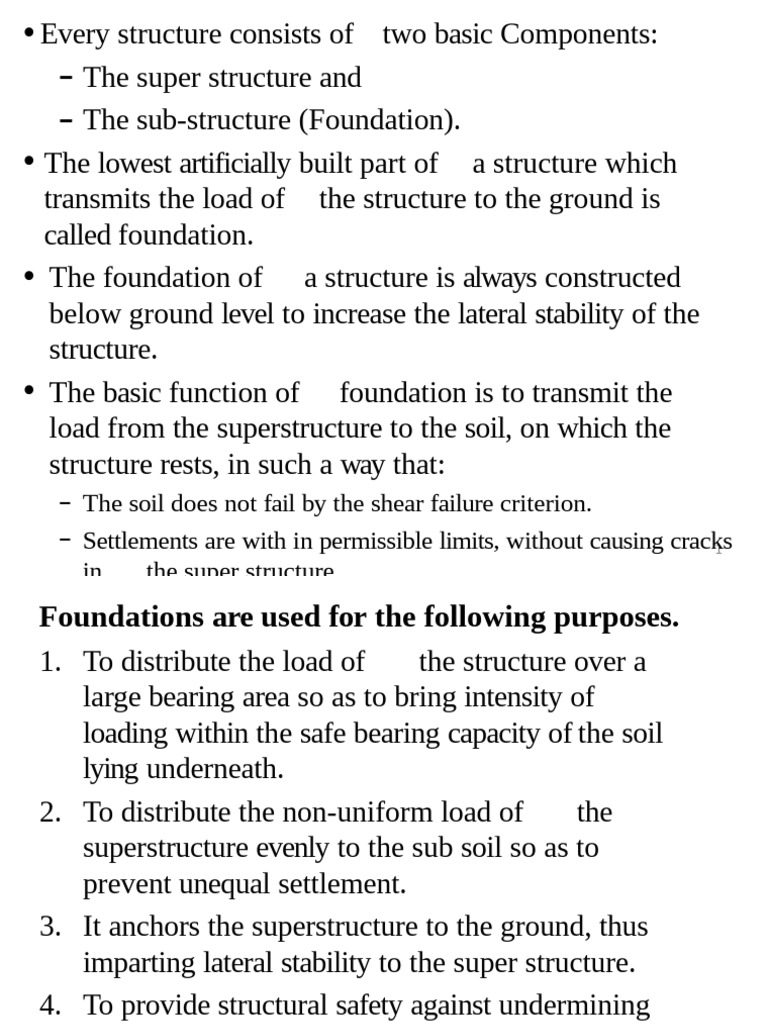 Chapter 2 Found | PDF | Structural Load | Foundation (Engineering)