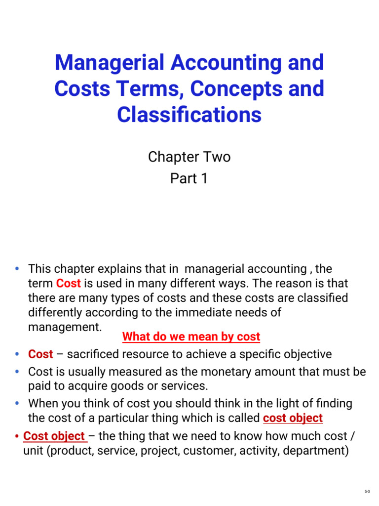 Classification Part 1 | PDF | Opportunity Cost | Cost