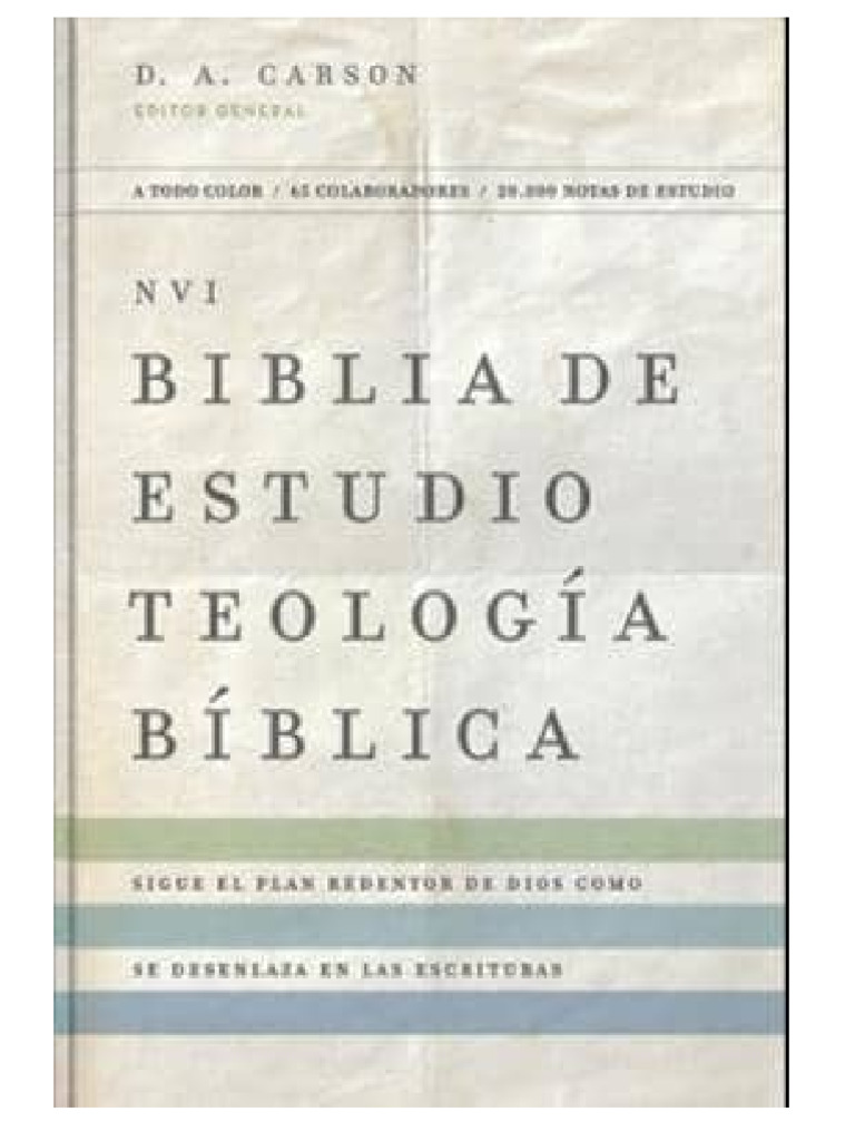 Biblia de Estudio NVI Teológica | PDF | Jesús | Pablo el apóstol