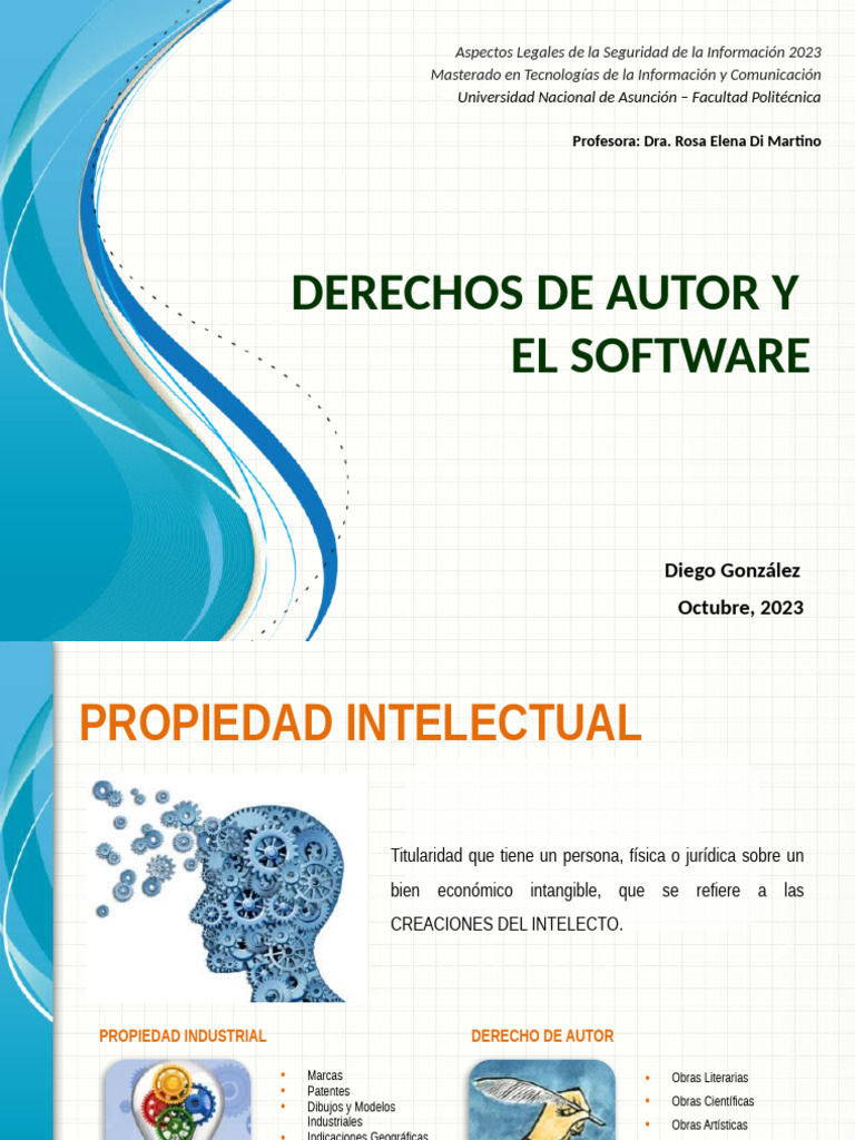 Derechos de Autor en el Software 2023 | PDF | Software | Derecho laboral
