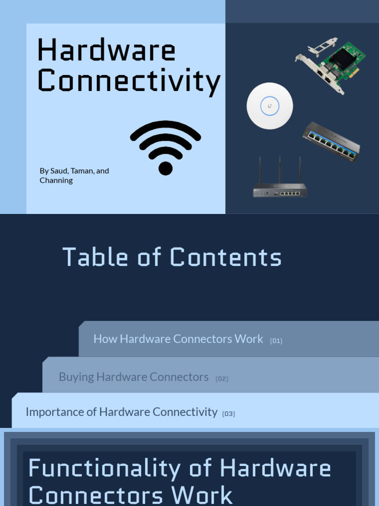 Understanding Hardware Connectivity Basics | PDF | Local Area Network ...