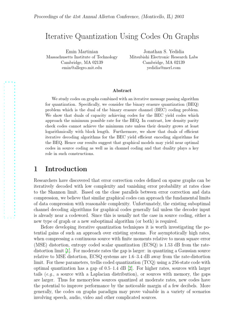 0408008v1 | PDF | Low Density Parity Check Code | Algorithms
