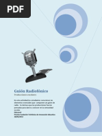 EJEMPLO DE GUIÓN PARA RADIO  Radio  Ocio