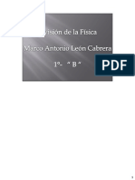 Marco Antonio León Cabrera  1 B (Fisica - Capitulo1 - Division de la Física)
