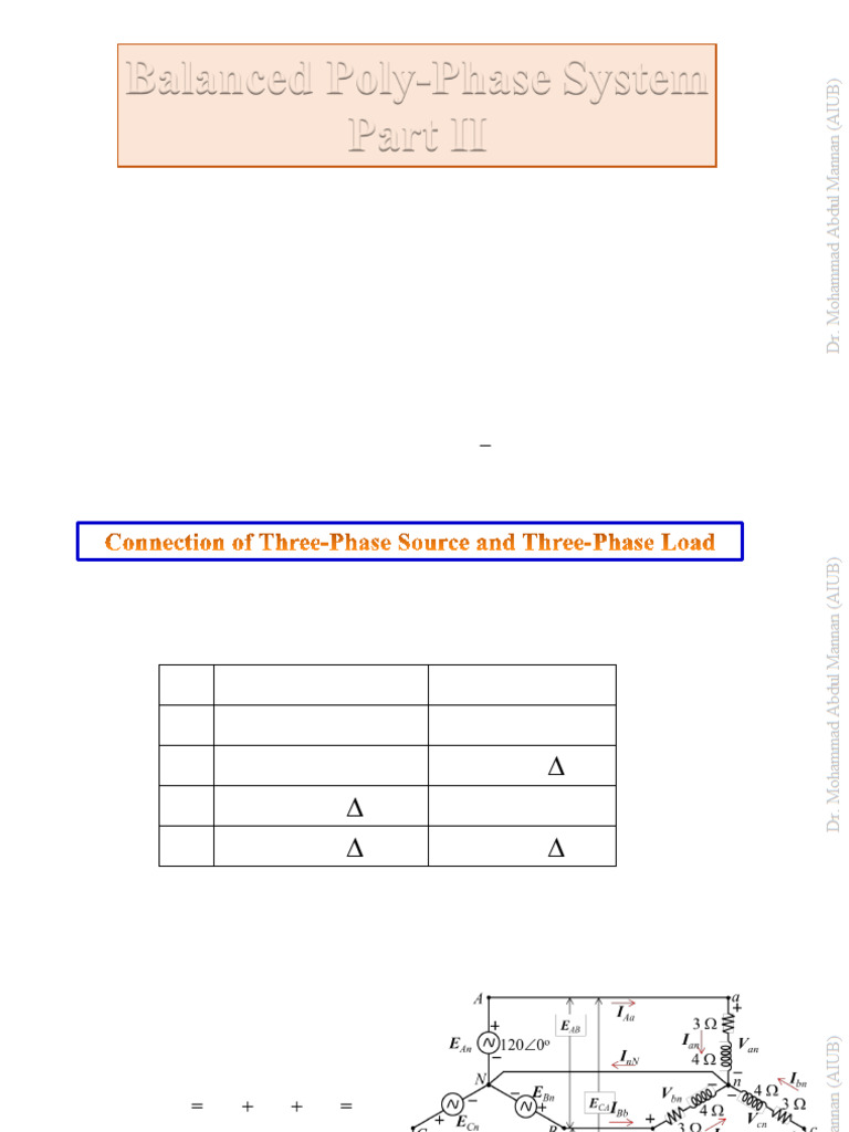 Three-Phase Circuit Analysis Guide | PDF | Ac Power | Electrical Impedance