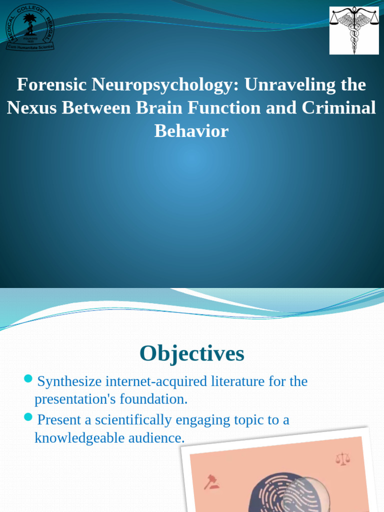 Forensic Neuropsychology and Crime Insights | PDF | Neuropsychology ...