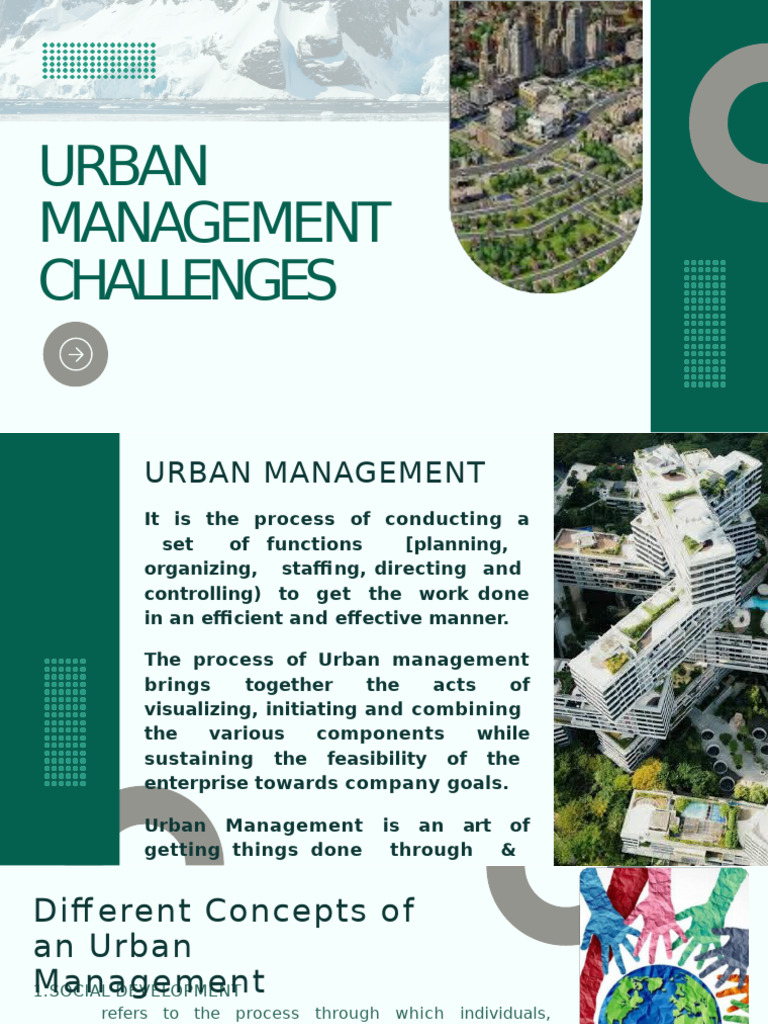 Urban Management Challenges Explained | PDF | Sustainability | City