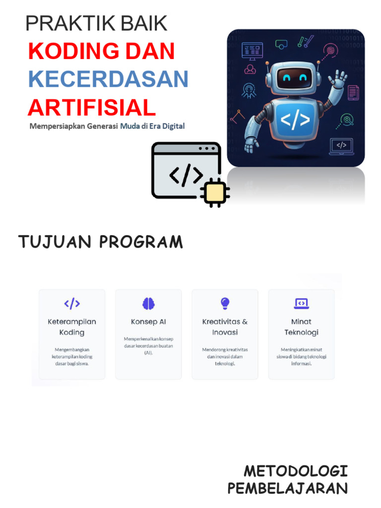 Program Koding dan AI untuk Siswa SMP | PDF