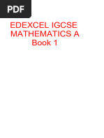 Edexcel IGCSE Maths Modular Specification | PDF | Area | Algebra