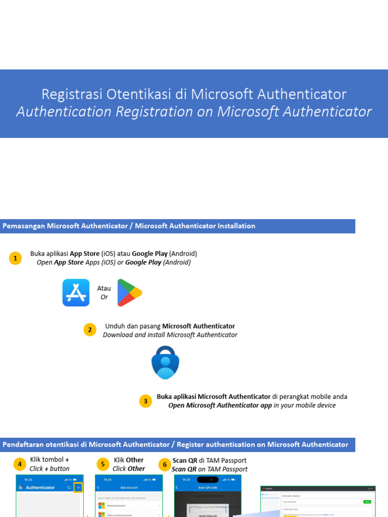 How To Use and Download Microsoft Authenticator | PDF