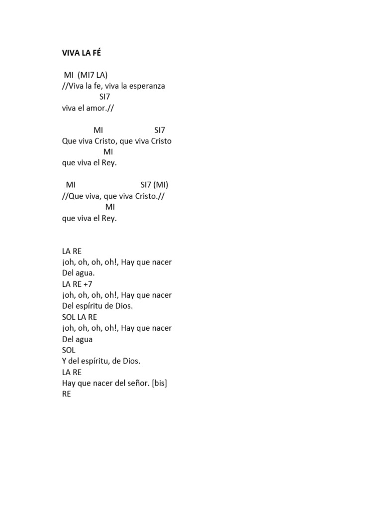 Letra de 