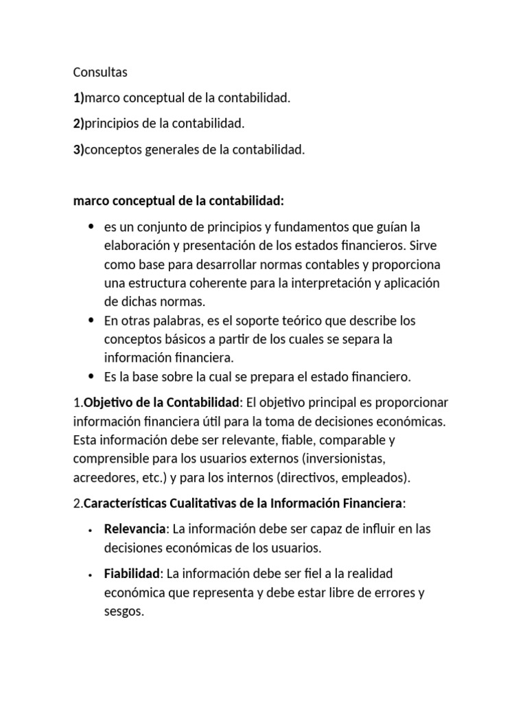 Fundamentos y Principios de Contabilidad | PDF | Contabilidad | Estado ...