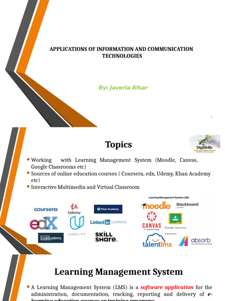 Applications of Information Technologies | PDF | Educational Technology ...