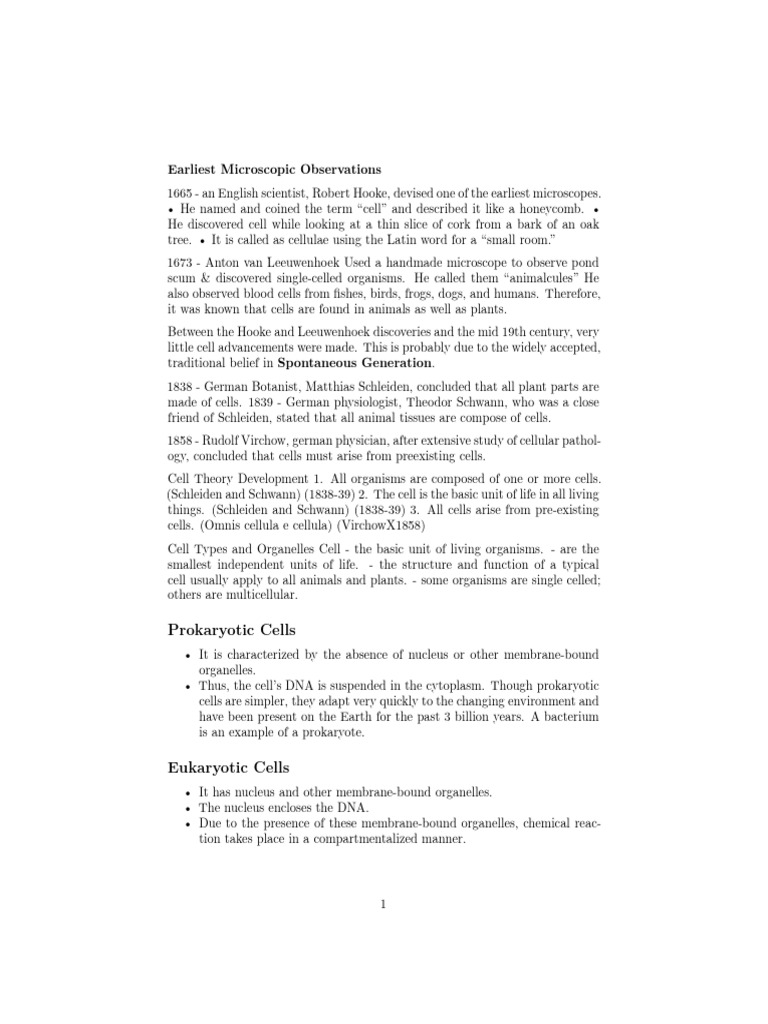 Lesson 3 - Cell As The Basic Unit of Life | PDF | Cell (Biology ...