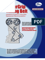 Timing Belt Gates Interference Engine Data