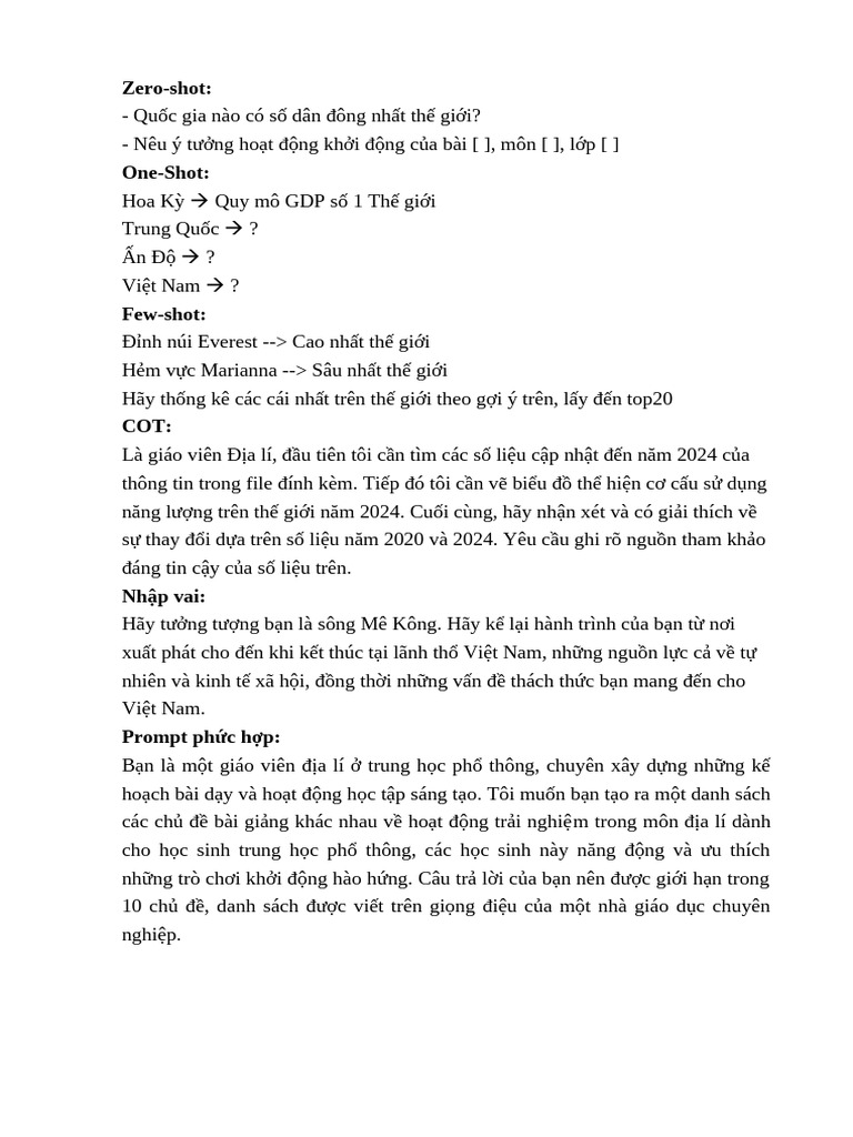 Prompt Tham Khao | PDF