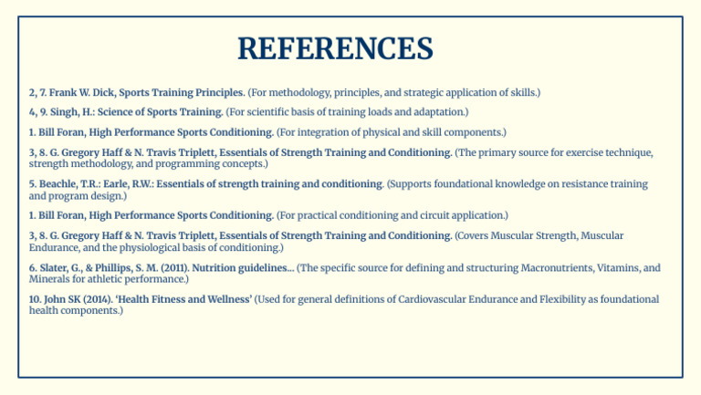 Introduction To Sports Training | PDF