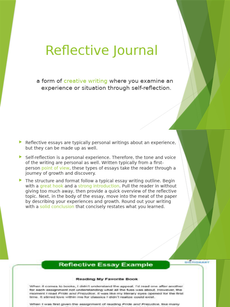 Task Reflective Journal | PDF
