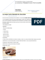 La mejor torta húmeda de chocolate _ Blog de la chef Jackie - Yahoo! Mujer Argentina