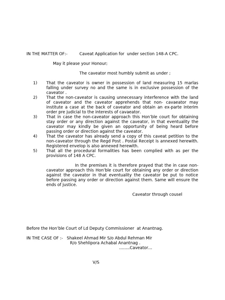Caveat | PDF | Justice | Crime & Violence