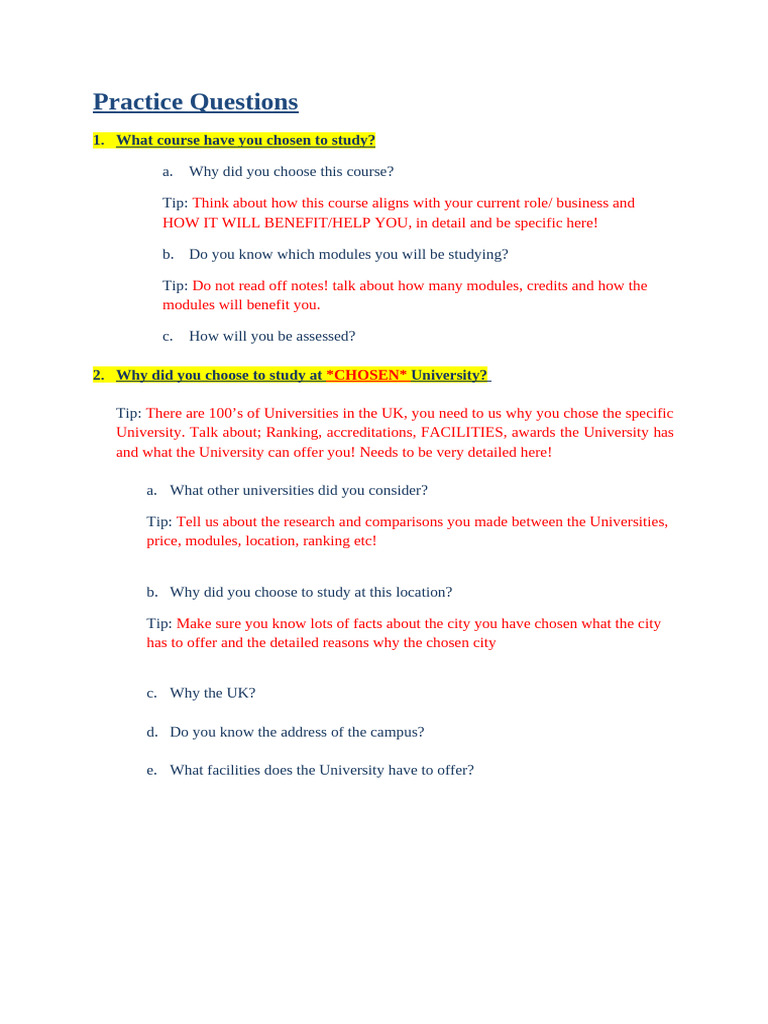 pre-CAS Interview Question | PDF
