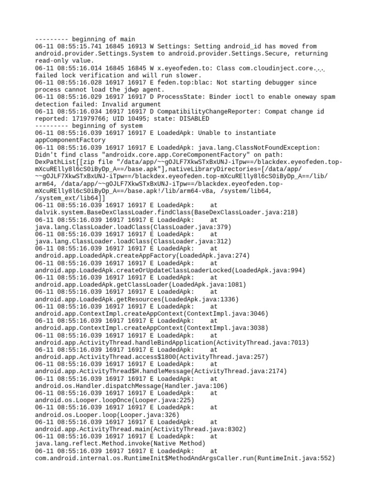 Android App Load Errors and Warnings | PDF | Java (Programming Language ...