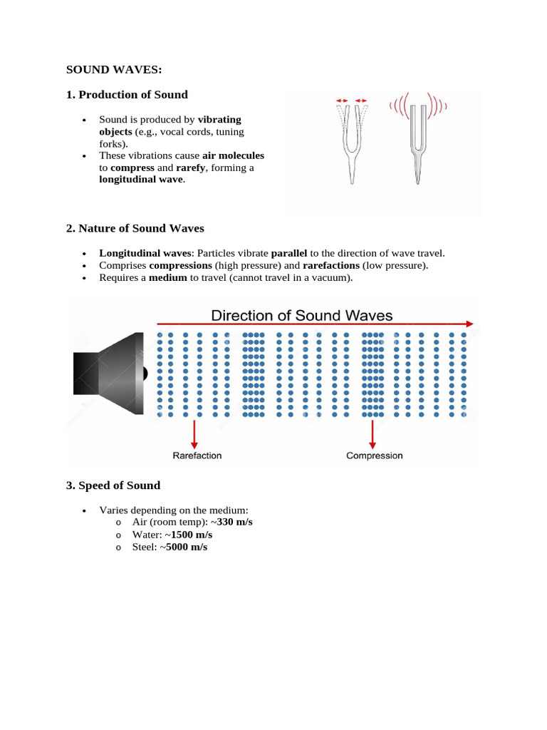 Understanding Sound Waves and Their Properties | PDF