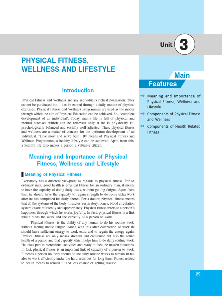 Chapter 3 and 4 Class XI PEd | PDF | Flexibility (Anatomy) | Physical ...