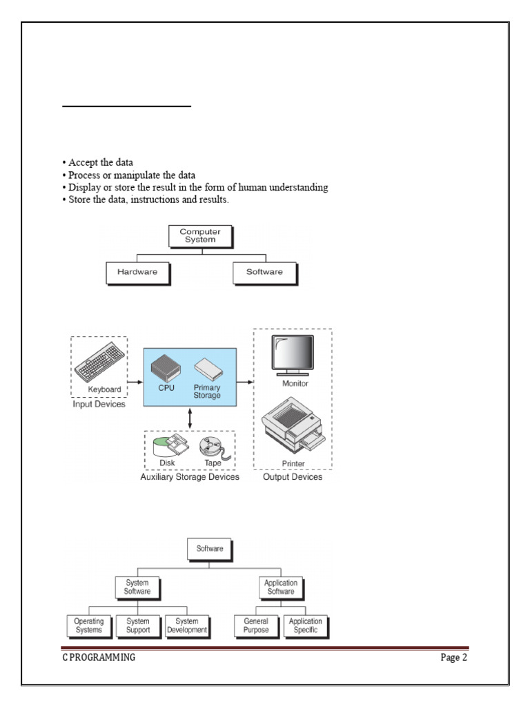 Overview of Computer Systems and Languages | PDF | Data Type | Computer ...