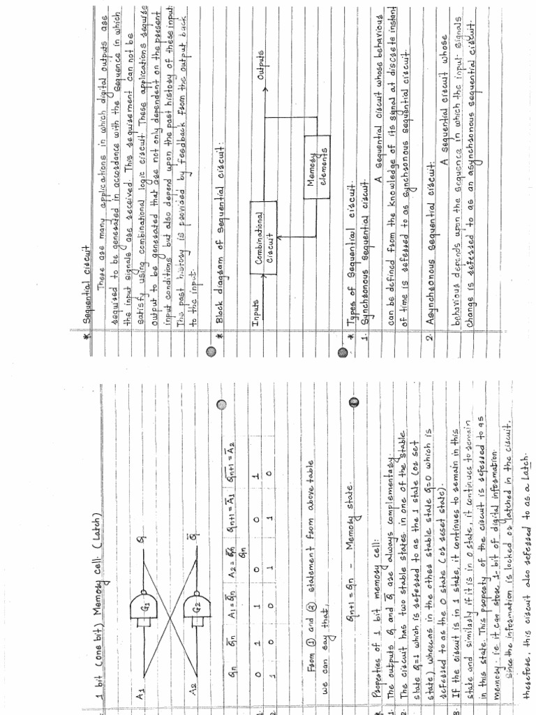 Unit III Sequential Circuits FF+Counters Part 1 | PDF