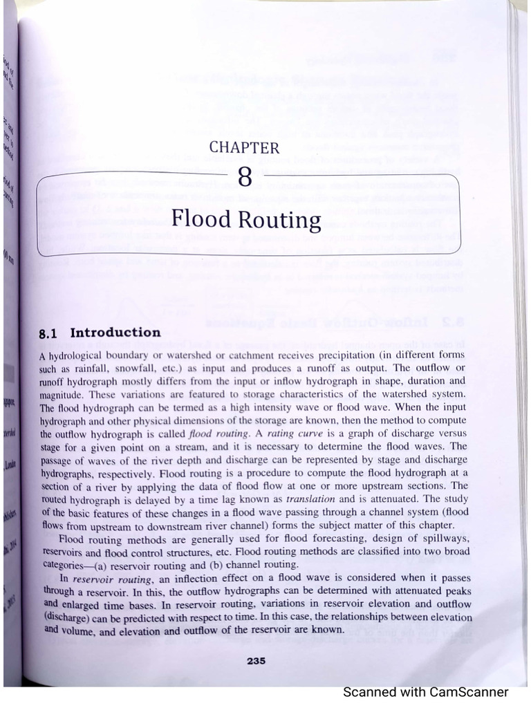 Flood Routing 25 | PDF