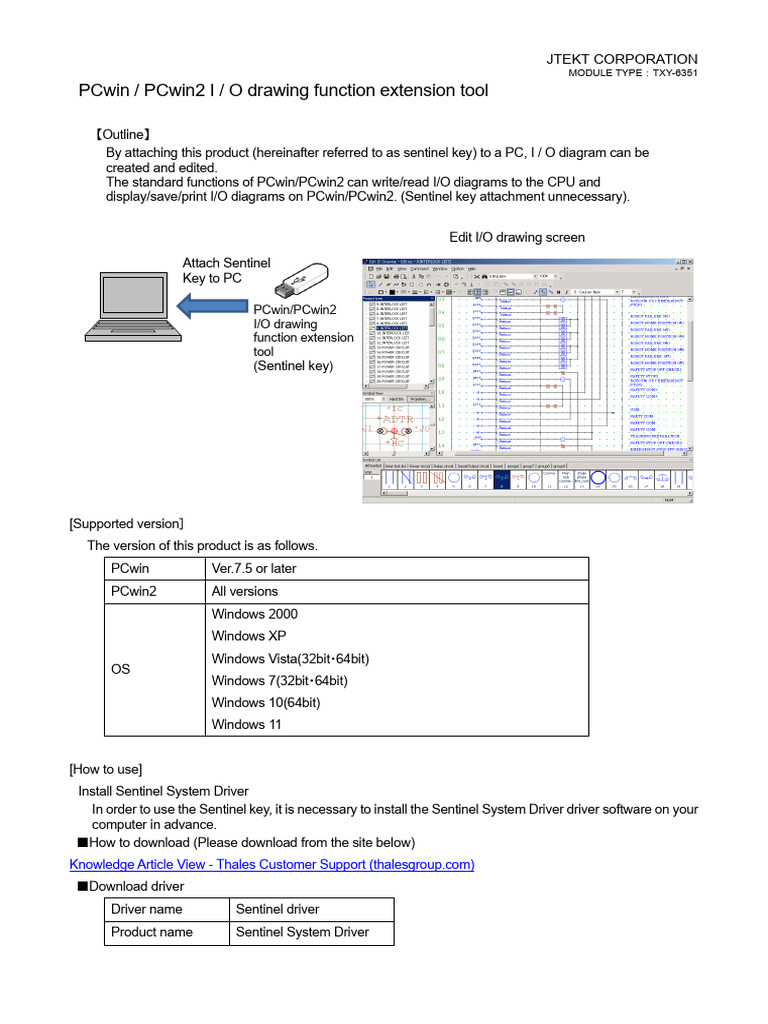 PCwinIO SentinelDrivers en | PDF
