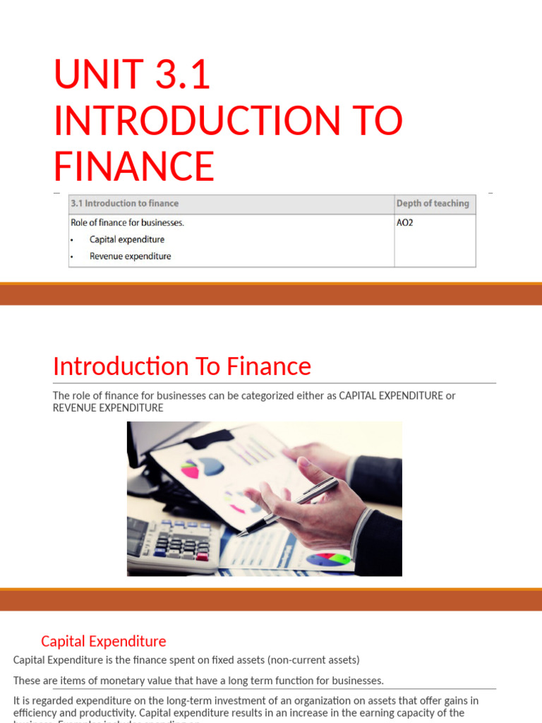 Understanding Capital vs Revenue Expenditure | PDF | Expense | Capital ...