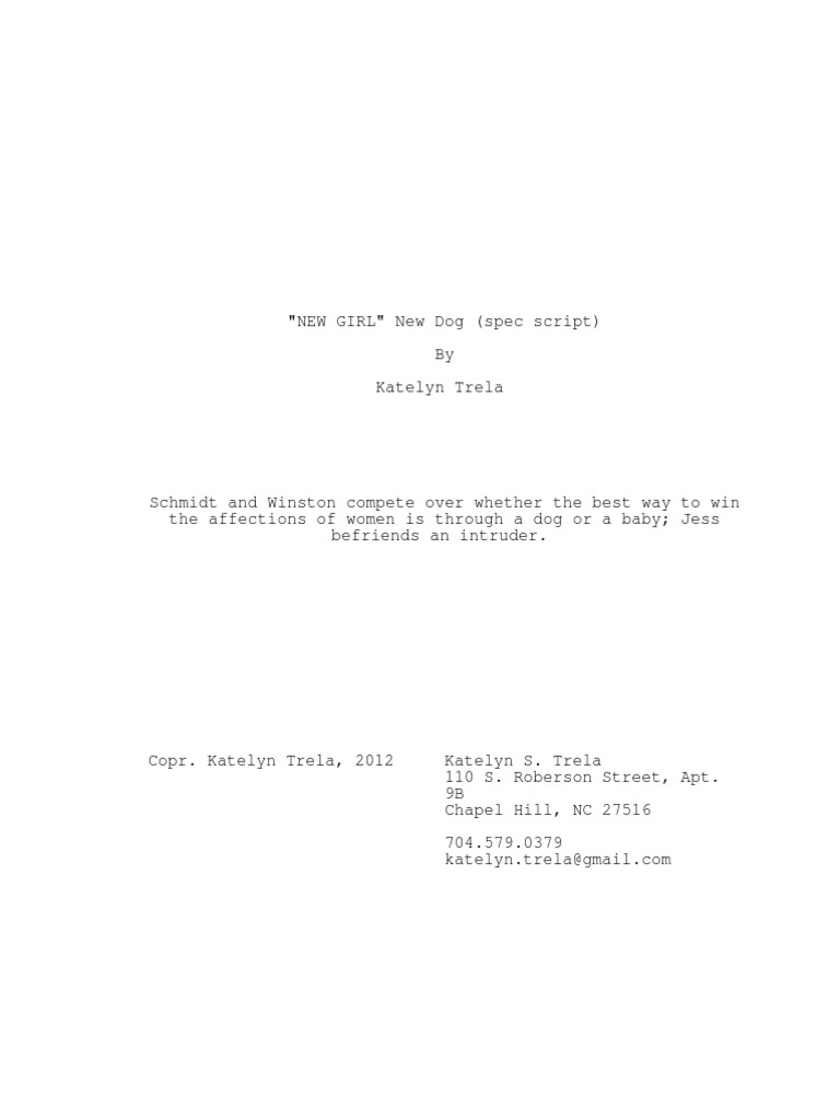 Gilmore girls pilot script pdf