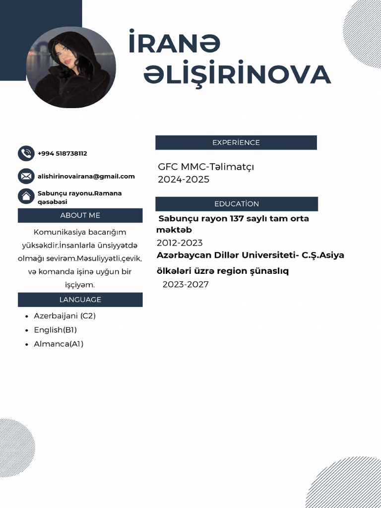 Irane CV | PDF