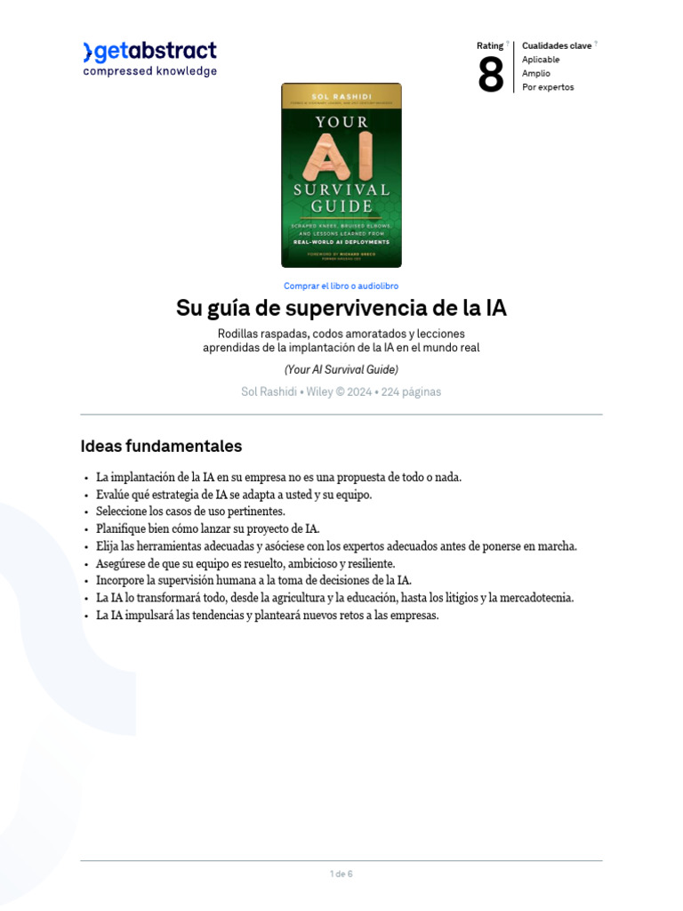 Guía para Implementar IA en Empresas | PDF | Inteligencia artificial ...