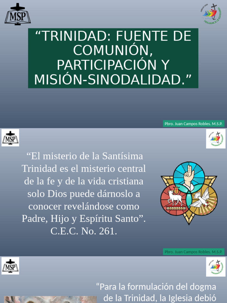 Trinidad: Comunión y Misión en la Fe | PDF | Trinidad | Dios