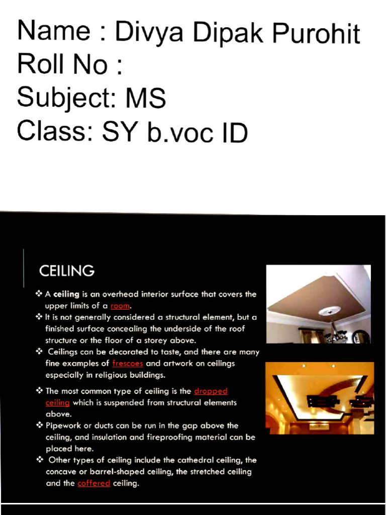 Ciling Finishing | PDF