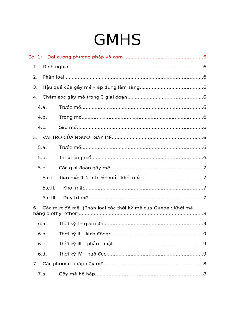 GMHS | PDF