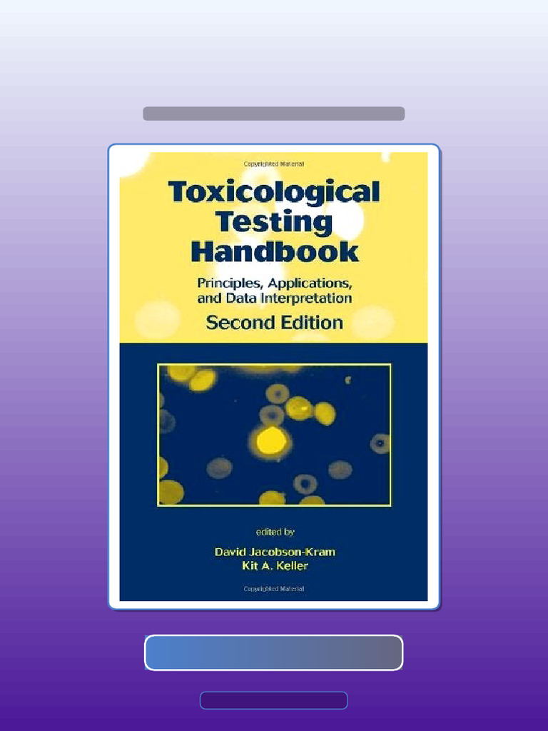 Answers For Toxicological Testing Handbook Principles Applications and ...