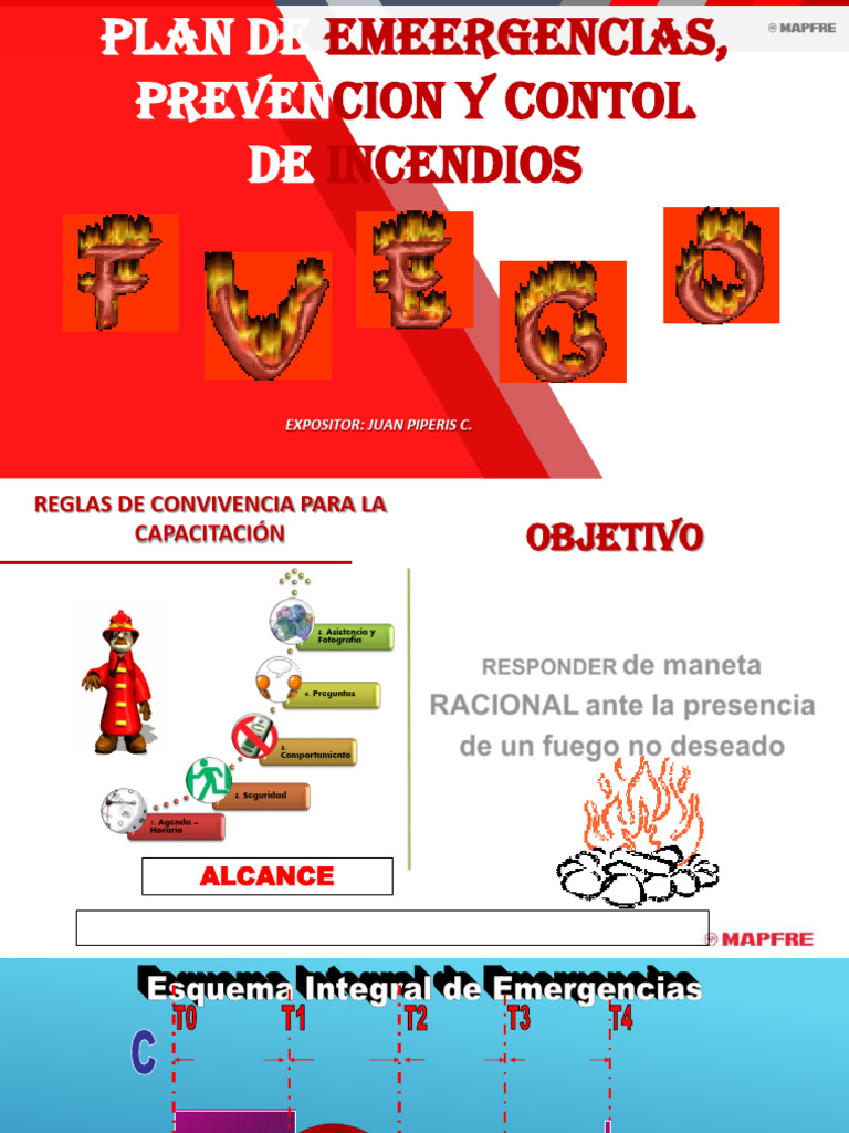 Plan de Emergencias y Control de Incendios | PDF | Combustión | Incendios