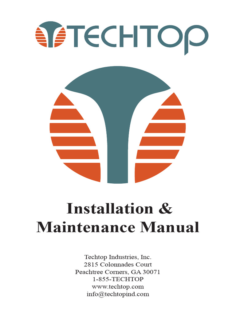 Techtop Motor Installation Guide | PDF | Bearing (Mechanical ...