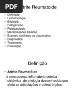 Artrite Reumatoide