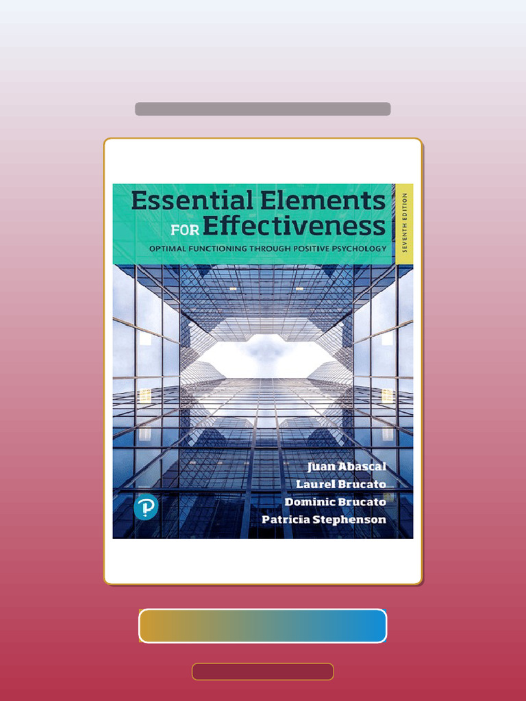 Answers For Essential Elements For Effectiveness For Miami Dade College 7th Edition | PDF ...